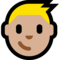 Boy - Medium Light emoji on Microsoft